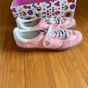 Pink and White Sneakers